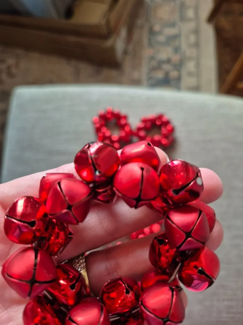 8 jingle bell napkin holder